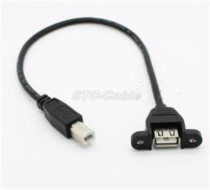 Панел планина USB 2.0 B мъжки към женски удължител
