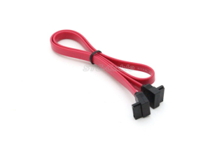 SATA 7pin 90 градуса до 90 градуса червено
