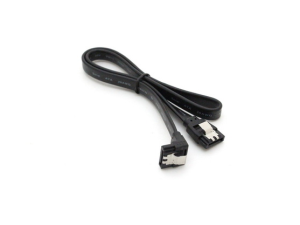SATA 7pin 90 градуса до 180 градуса с капаче Черно