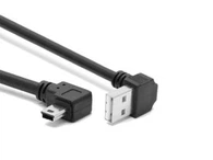 Прав ъгъл мини USB B 5PIN мъжки към нагоре ъгъл USB мъжки кабел