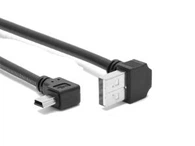 Определяне ъгъл USB 2.0 мъж да мини B 5Pin десния ъгъл мъжки данни кабел