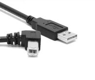 USB2.0, мъж до прав ъгъл B USB кабел за принтери, скенери