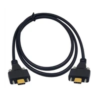 Двойни винтове, заключващи USB C кабел